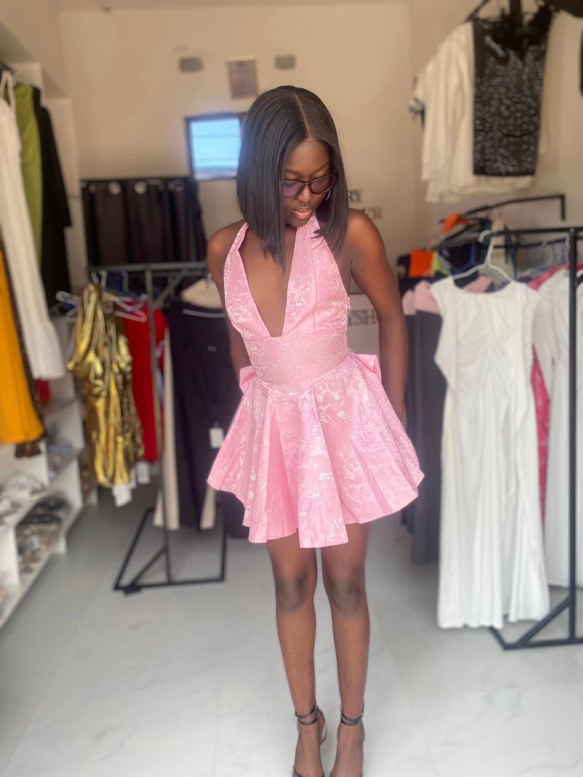 Jacquard Mini Dress 3